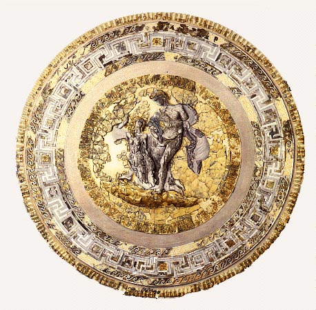 THE Ceremonial shield of the VASILEOS MAKEDONON PHILIPPOY