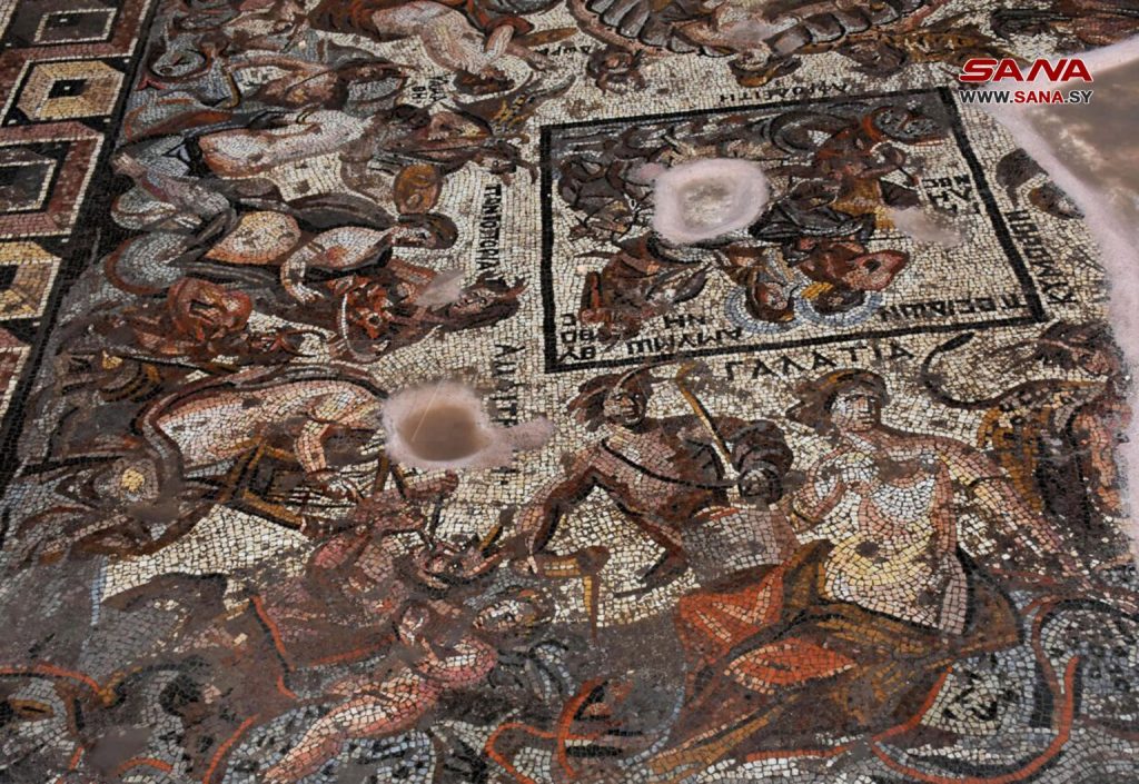 АХИЛЕЈС - Од најновиот пронајден мозаик од Растан, Сирија 